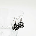 Earrings - Black&Silver